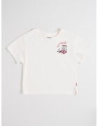 Levi's Tricou din amrestec de bumbac cu design grafic - Crem