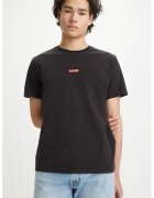 Levi's Tricou lejer de bumbac - Negru stins