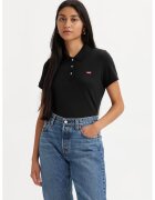 Levi's Tricou polo din material pique cu croiala slim fit - Negru