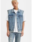 Levi's Vesta de denim - Albastru deschis