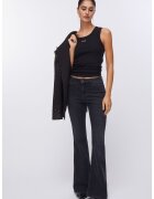 Liu Jo Blugi bootcut cu design cinci buzunare - Negru