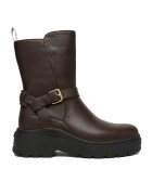 Liu Jo Botine dama SF5097 P0102 - Piele naturala - Maro