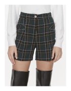 Liu Jo Pantaloni scurti pentru dama - model in carouri - verde
