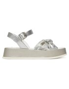 Liu Jo Sandale dama - Silver 00532 - Piele ecologica - Argintiu