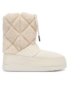 Love Moschino Ghete dama ecru - piele ecologica
