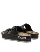 Love Moschino Mocasini dama espadrile - culoare neagra - material natural -
