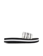 Love Moschino Papuci dama - alb-negru