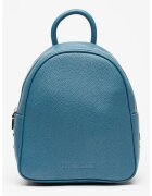 Love Moschino Rucsac din piele ecologica cu logo metalic supradimensionat Zaino - Albastru prafuit