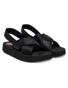 Love Moschino Sandale dama - Nastro/Lego - negru - textil