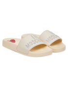 Love Moschino Slapi alb murdar