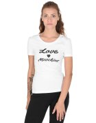 Love Moschino Tricou dama cu imprimeu 101719 - Alb