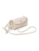 Lucky Bees Geanta crossbody din piele ecologica - Crem - 12x22x11