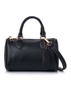 Lucky Bees Geanta duffle din piele ecologica cu bareta detasabila - Negru