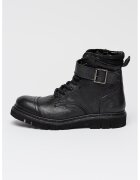 Lumberjack Bocanci de piele Mastro - Negru
