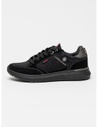 Lumberjack Pantofi sport cu segmente de piele intoarsa - Negru stins