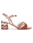 M Missoni Sandale dama - Wave Brown - Textil