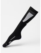 Mammut Sosete mid-calf din amestec de lana merinos cu model unisex - pentru schi Freeski - Negru/Alb murdar