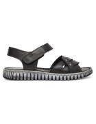 Manitu Sandale dama Schwarz 01 - piele naturala - negru