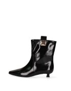 Marc Ellis Botine din piele lacuita Carmilla - Negru