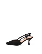 Marc Ellis Pantofi slingback din piele Valenza Chic - Negru