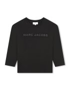 MARC JACOBS Bluza de bumbac cu logo - Negru