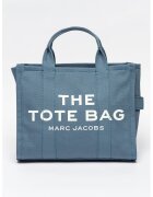 MARC JACOBS Geanta tote medie cu imprimeu logo si bareta detasabila The Canvas - Alb/Albastru