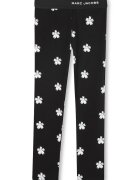 MARC JACOBS Pantaloni regular-fit cu design floral - Negru