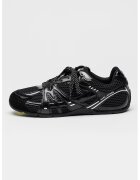 MARC JACOBS Pantofi sport The 72 Spring din plasa cu garnituri din piele intoarsa - Negru