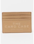 MARC JACOBS Portcart de piele cu logo - Maro nisip