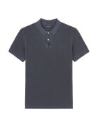 Marc O'Polo Tricou polo cu model uni - Albastru inchis