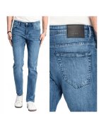 MARCUS Blugi Barbati - Felix - Straight Fit - Talie Medie - Fermoar - Lungi - 5 Buzunare - Bumbac - Poliester - Albastru