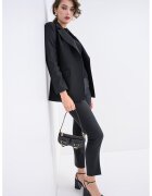 Marella Sacou slim fit din amestec de lana - Negru