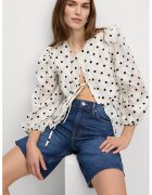 Marks  Spencer Bermude de denim cu talie inalta - Albastru inchis