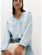 Marks  Spencer Bluza lejera din amestec de lyocell cu sireturi frontale - Albastru deschis