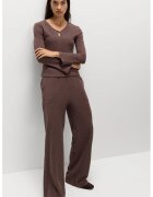 Marks  Spencer Bluza slim fit cu decupaj - Maro