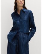 Marks  Spencer Camasa lejera din amestec de lyocell cu aspect stralucitor - Albastru inchis