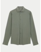 Marks  Spencer Camasa slim fit cu mansete cu nasturi - Verde sparanghel