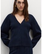 Marks  Spencer Cardigan slim fit cu decolteu in V - Bleumarin