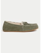 Marks  Spencer Mocasini din piele intoarsa - Verde sparanghel