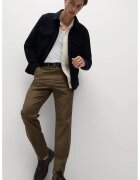 Marks  Spencer Pantaloni chino cu buzunare oblice - Verde masliniu