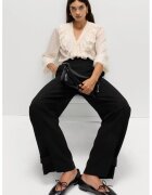 Marks  Spencer Pantaloni cu croiala ampla - Negru
