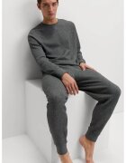Marks  Spencer Pantaloni de pijama din bumbac cu snur in talie - Gri inchis melange