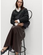 Marks  Spencer Pulover cu decolteu in V si model torsade - Gri antracit