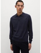 Marks  Spencer Pulover polo tricotat fin - Bleumarin