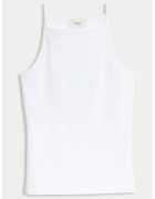 Marks  Spencer Top cu decolteu patrat - Alb optic