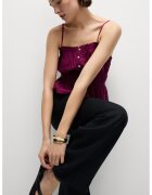 Marks  Spencer Top uni cu bretele subtiri - Violet tyrian