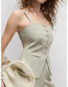 Marks  Spencer Vesta cu nasturi si buzunare cu refilet - Verde fistic