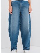 Max&Co. Blugi relaxed fit cu talie medie - Albastru inchis