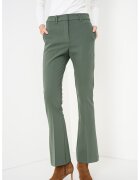 Max&Co. Pantaloni evazati cu talie medie Yser - Verde sparanghel