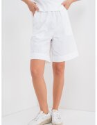 Max&Co. Pantaloni scurti cu talie medie - Alb